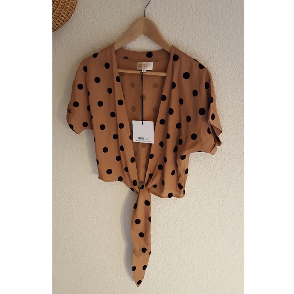 Beach Riot Piper Top In Polka Dot - Picture 4 of 10